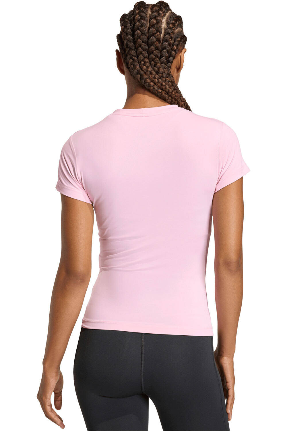 adidas camisetas fitness mujer POWER ESSENTIALS CONTOUR vista trasera