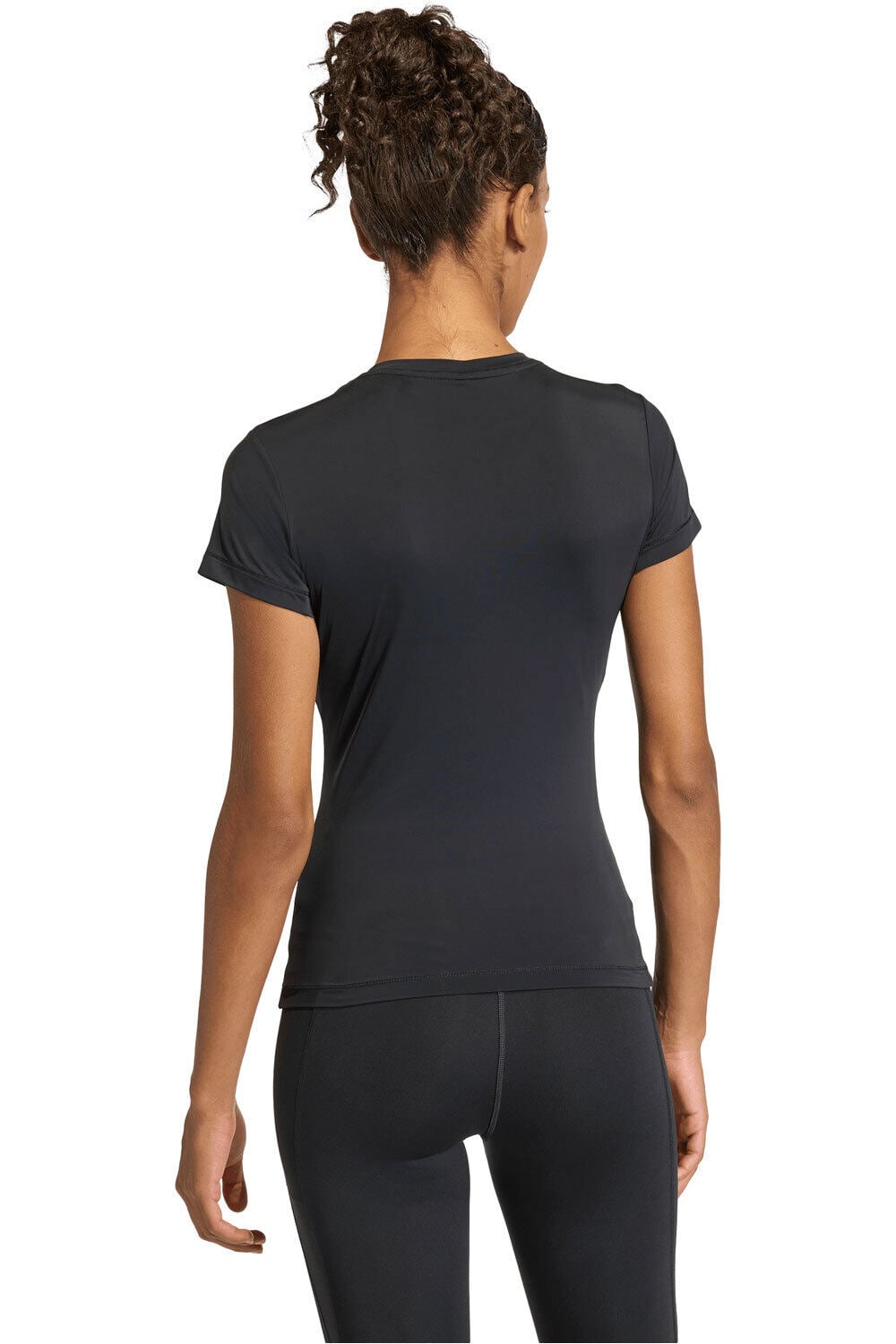 adidas camisetas fitness mujer POWER ESSENTIALS CONTOUR vista trasera