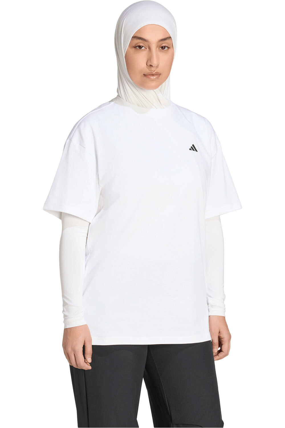 adidas camisetas fitness mujer POWER ESSENTIALS vista frontal