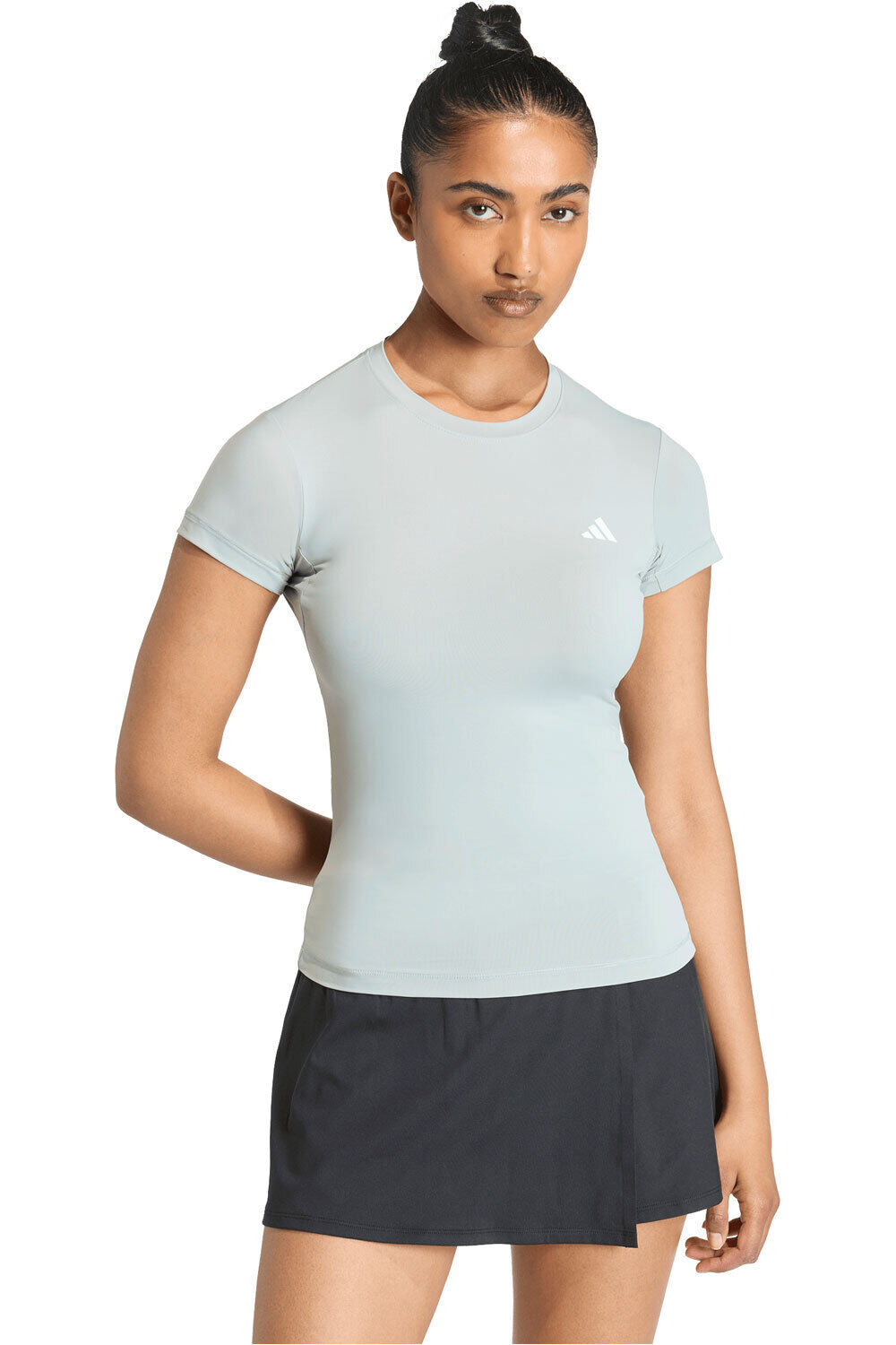 adidas camisetas fitness mujer POWER ESSENTIALS vista frontal