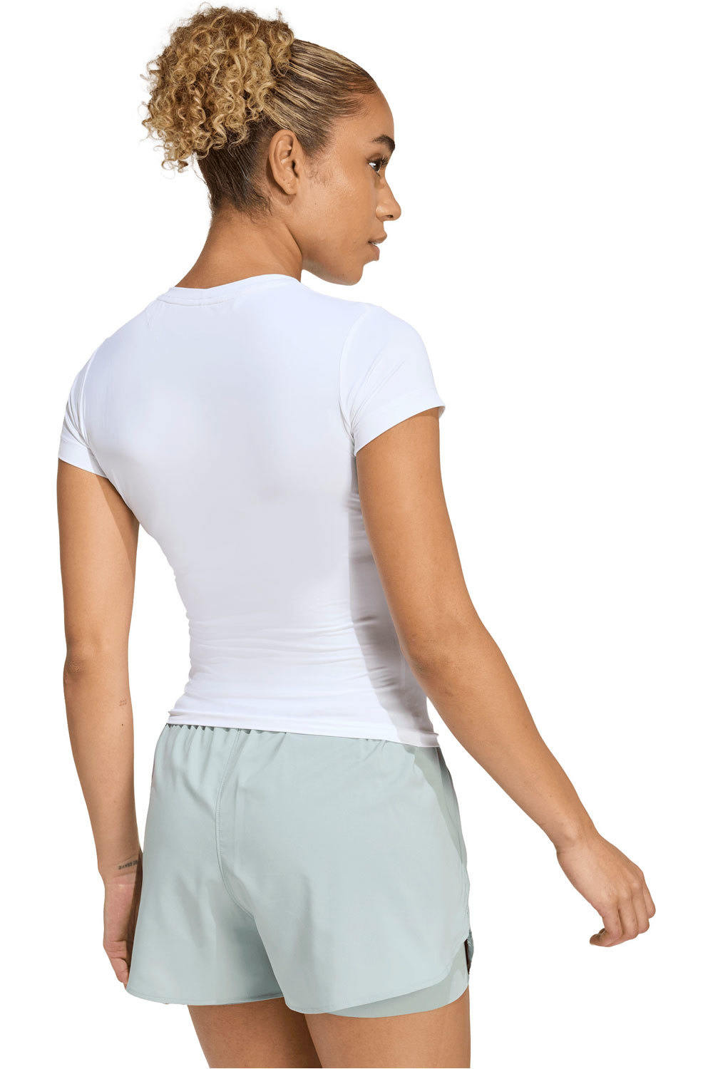 adidas camisetas fitness mujer POWER ESSENTIALS vista trasera