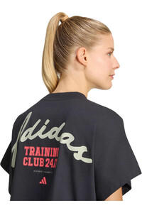 adidas camisetas fitness mujer PWR GFX TEE vista detalle