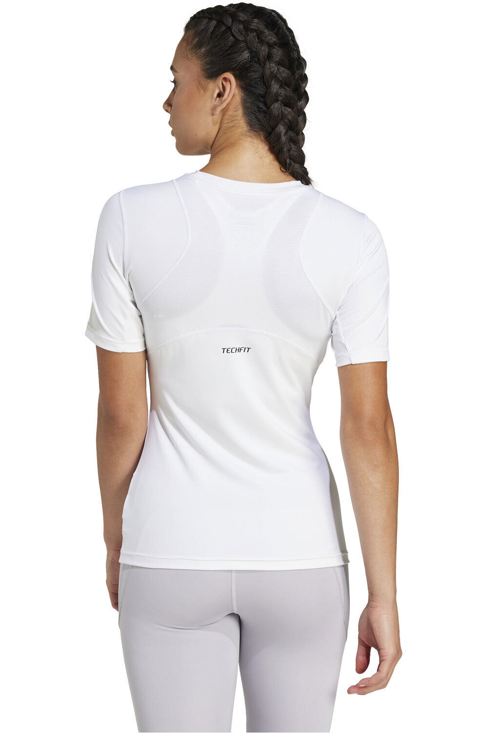 adidas camisetas fitness mujer TF TRAIN T vista trasera