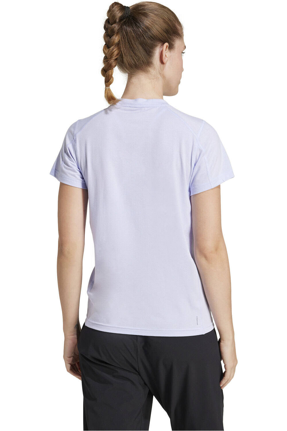 adidas camisetas fitness mujer TR-ES LOGO T vista trasera