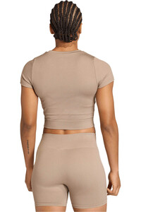 adidas camisetas fitness mujer WE KNIT TEE vista trasera