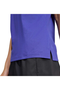 adidas camisetas fitness mujer WORKOUT ESSENTIALS V-NECK vista detalle