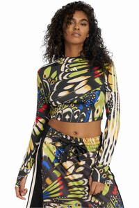 adidas camisetas fitness mujer X FARM RIO vista detalle