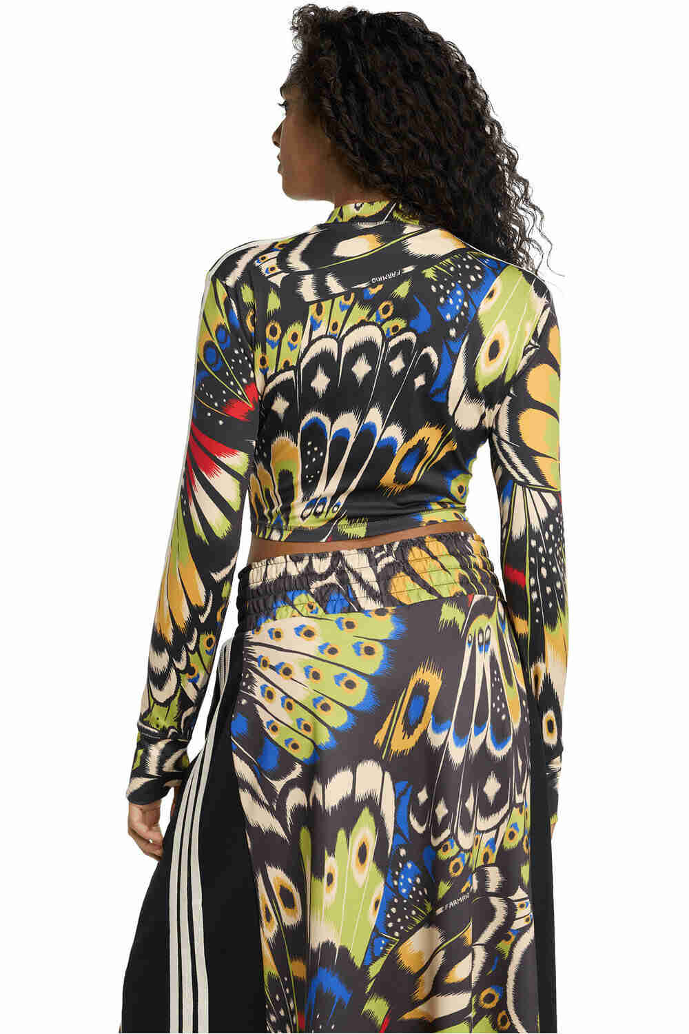 adidas camisetas fitness mujer X FARM RIO vista trasera