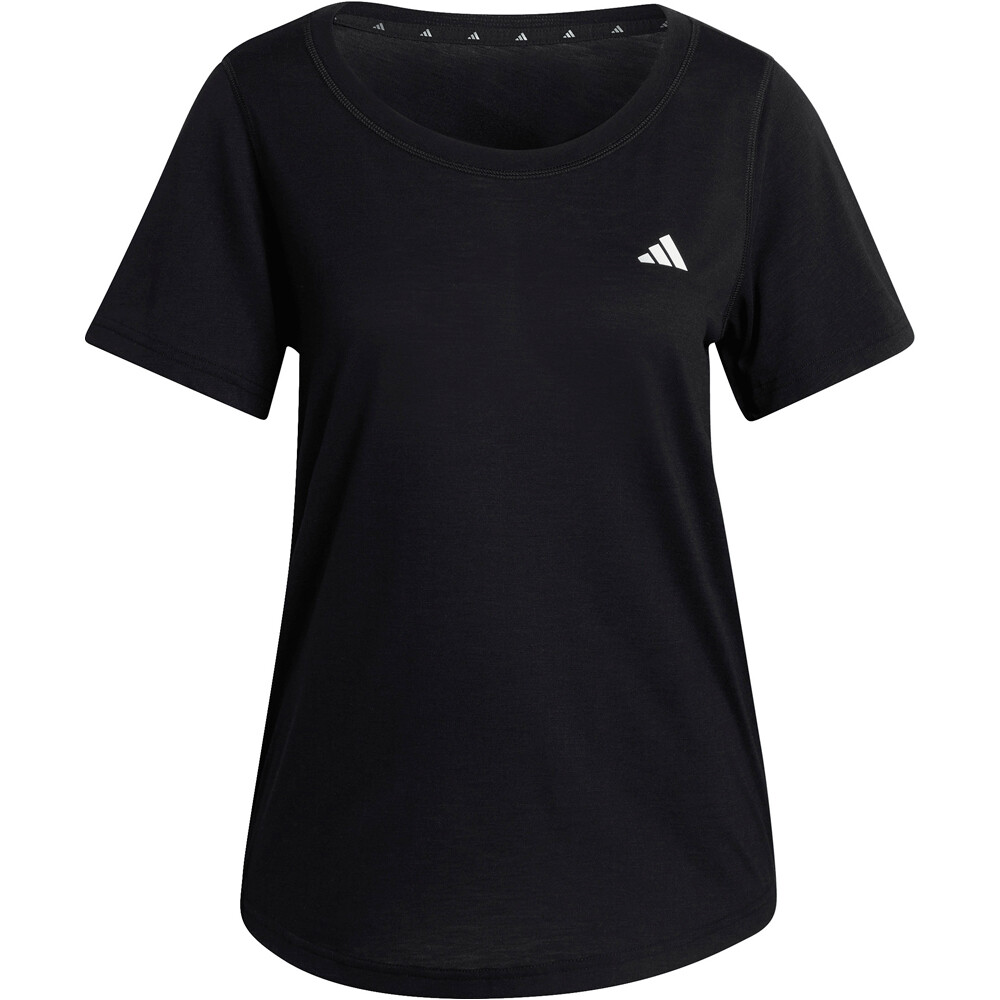 adidas camisetas fitness mujer Y ESCOTE HONDO ESSENTIALS MINIMAL 04