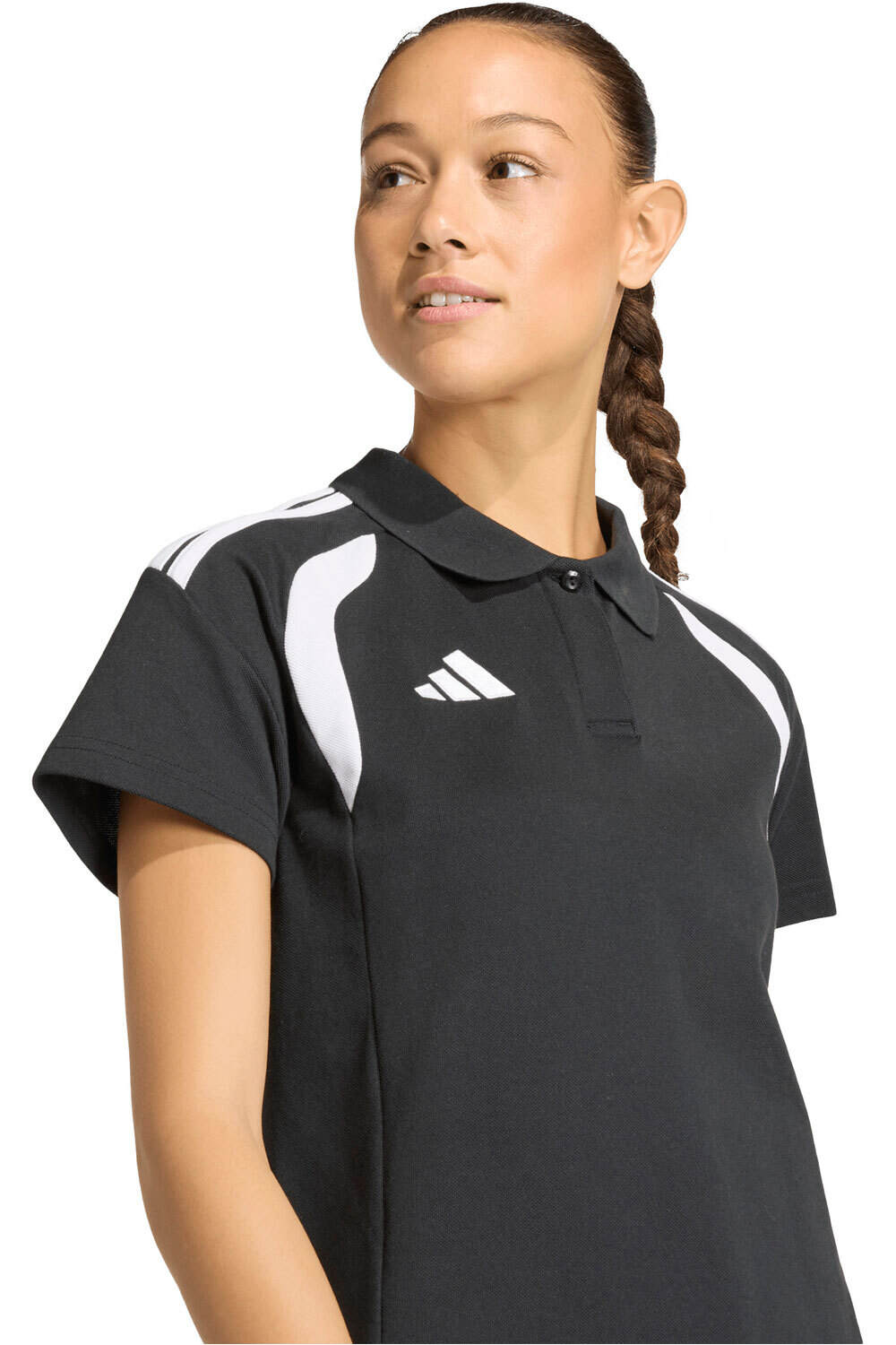 adidas camisetas fútbol manga corta Polo Tiro 26 League vista detalle