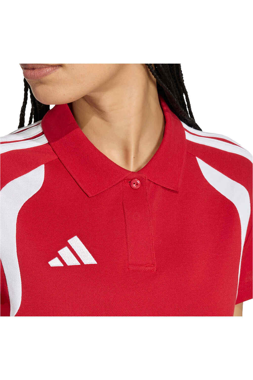 adidas camisetas fútbol manga corta Polo Tiro 26 League vista detalle