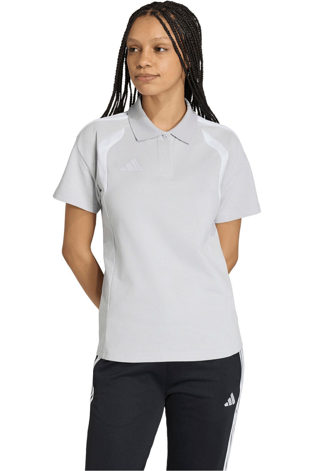 adidas camisetas fútbol manga corta Polo Tiro 26 League vista frontal