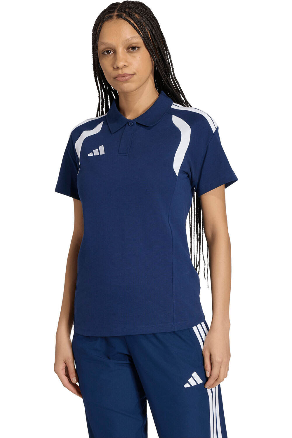 adidas camisetas fútbol manga corta Polo Tiro 26 League vista frontal