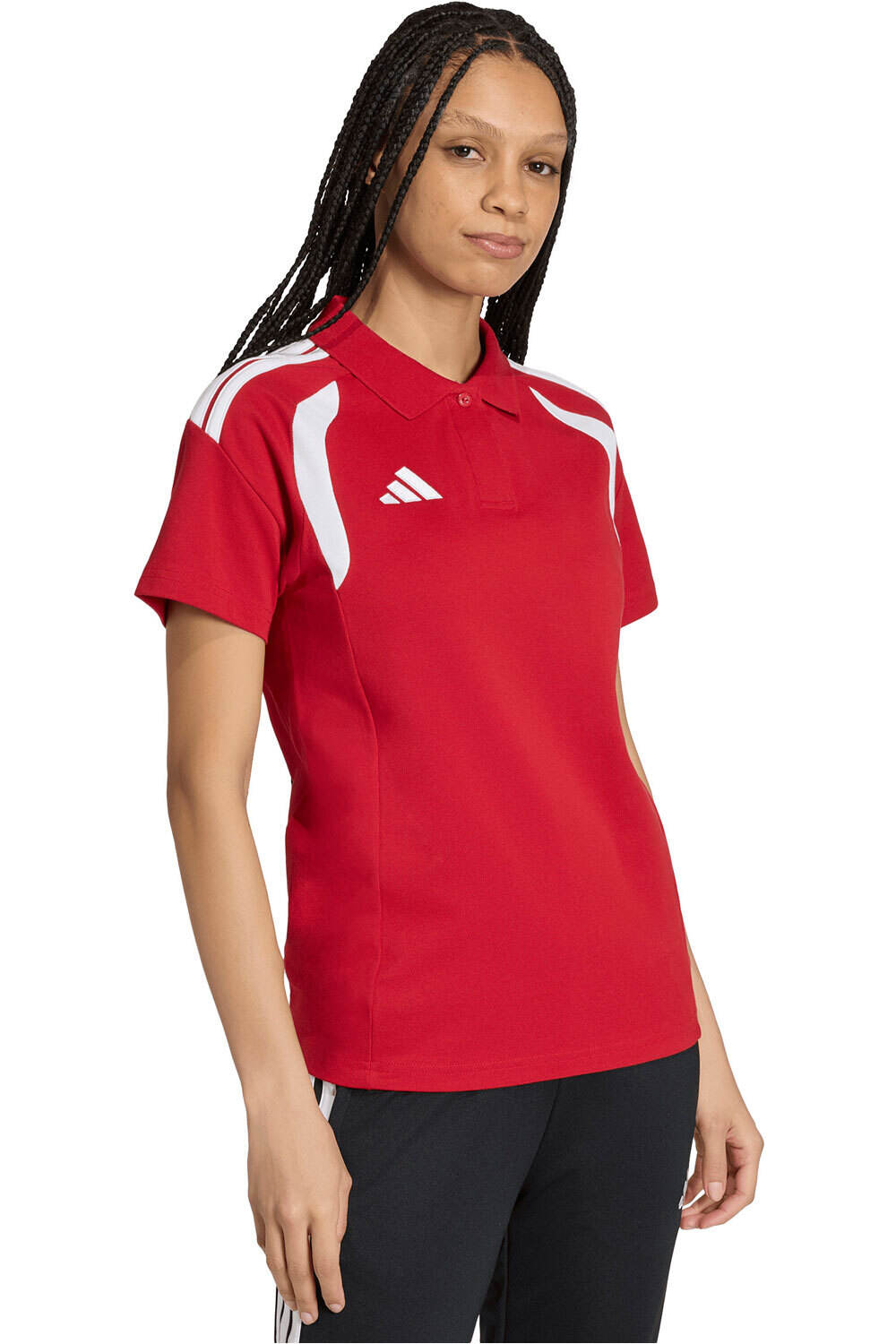 adidas camisetas fútbol manga corta Polo Tiro 26 League vista frontal