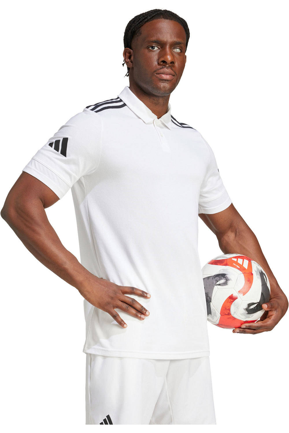 adidas camisetas fútbol manga corta SQ25 C POLO vista detalle