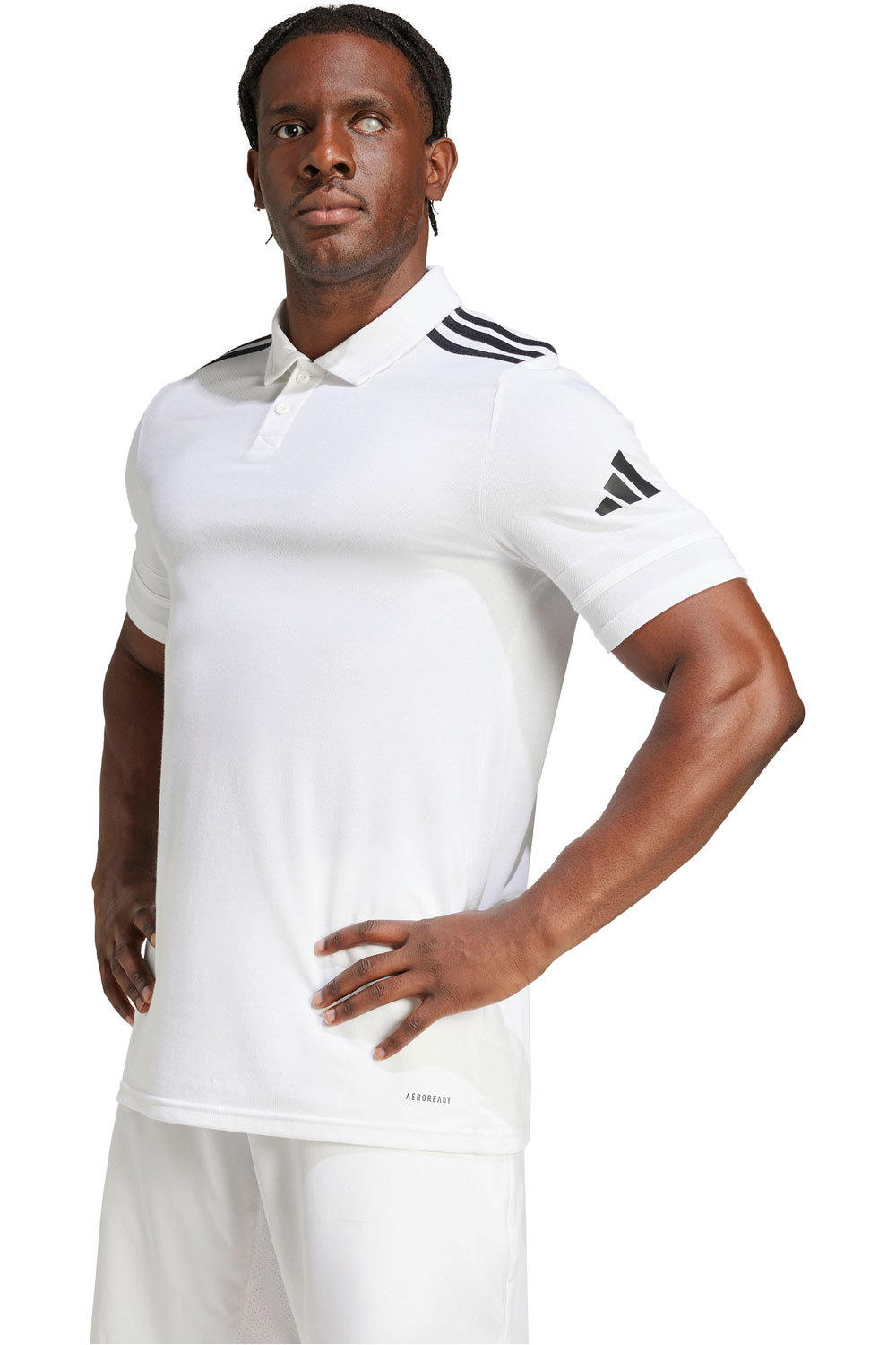 adidas camisetas fútbol manga corta SQ25 C POLO vista frontal