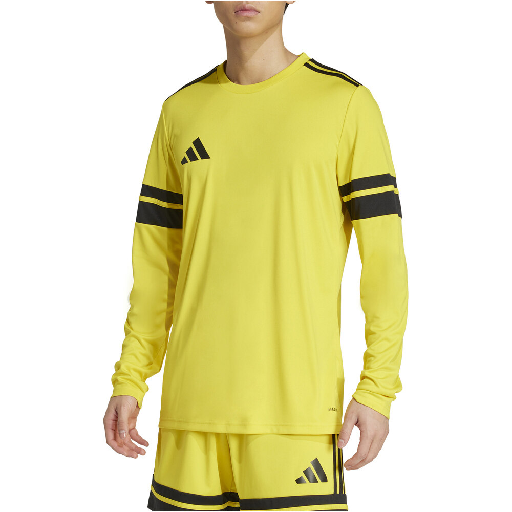 adidas camisetas fútbol manga corta SQUA25 JSY LM vista frontal