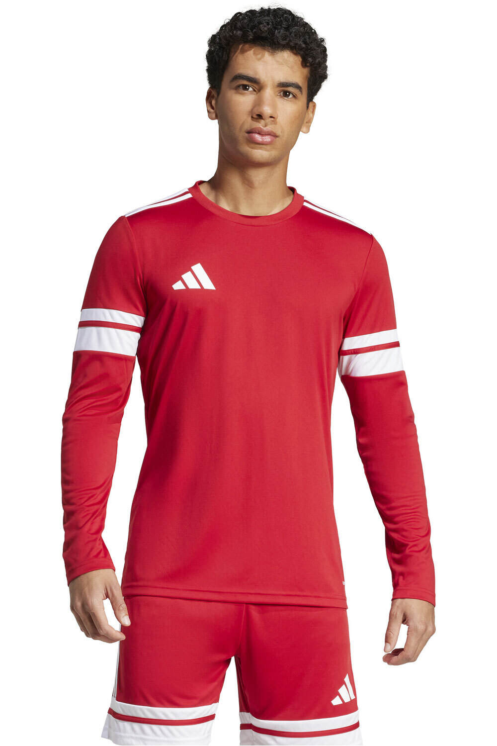 adidas camisetas fútbol manga corta SQUA25 JSY LM vista frontal