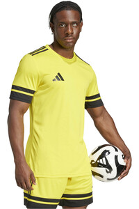 adidas camisetas fútbol manga corta SQUA25 JSY M vista detalle