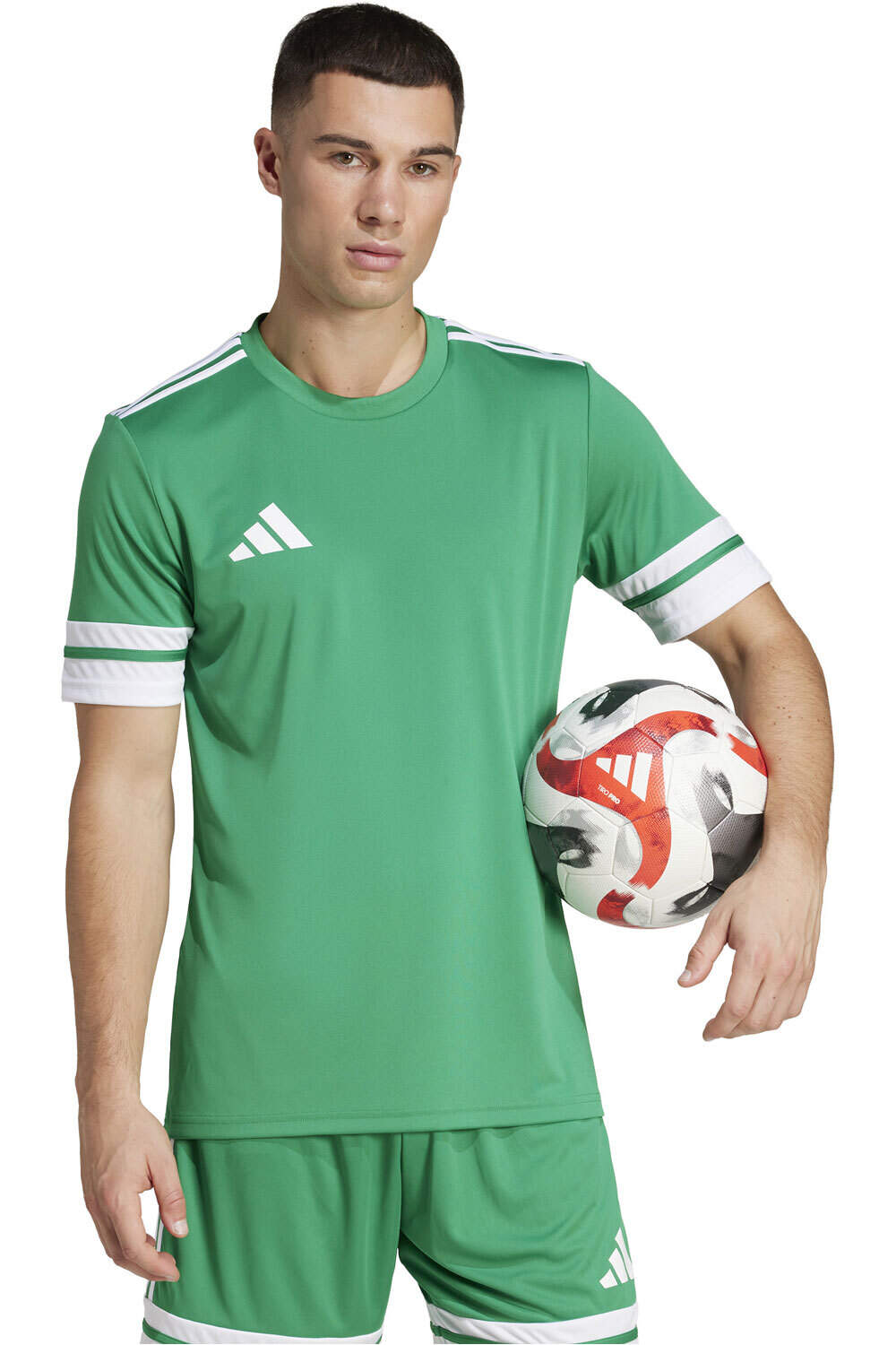 adidas camisetas fútbol manga corta SQUA25 JSY M vista detalle