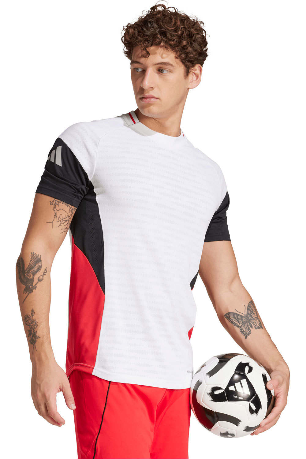 adidas camisetas fútbol manga corta Tiro 25 Pro vista detalle