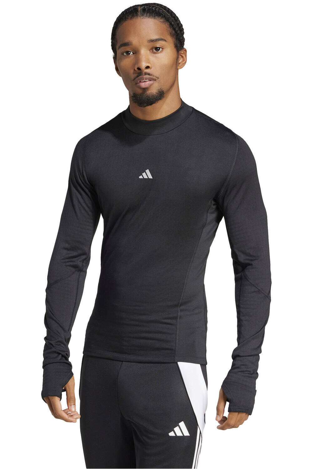 adidas camisetas fútbol manga larga TF CR LS TEE M vista frontal