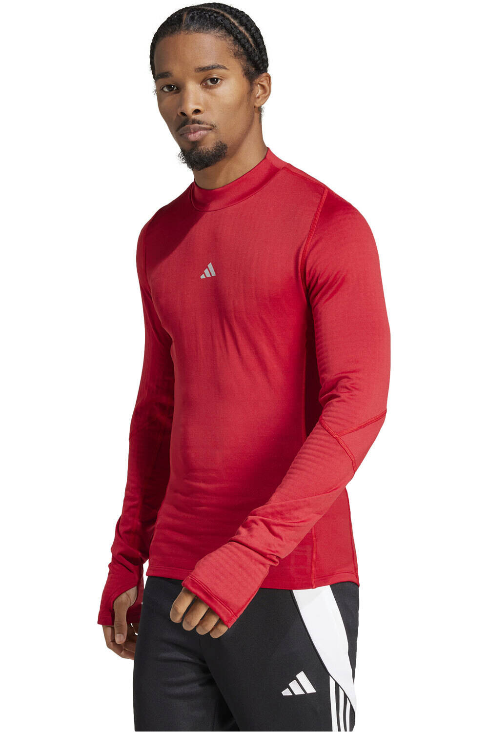 adidas camisetas fútbol manga larga TF CR LS TEE M vista frontal