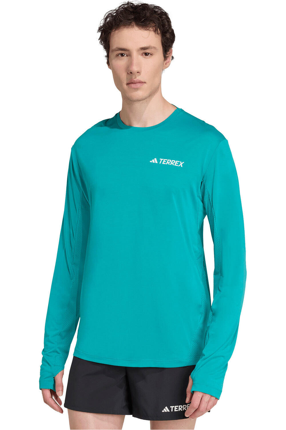 adidas camisetas trail running manga larga hombre TERREX XPERIOR CLIMACOOL+ vista frontal