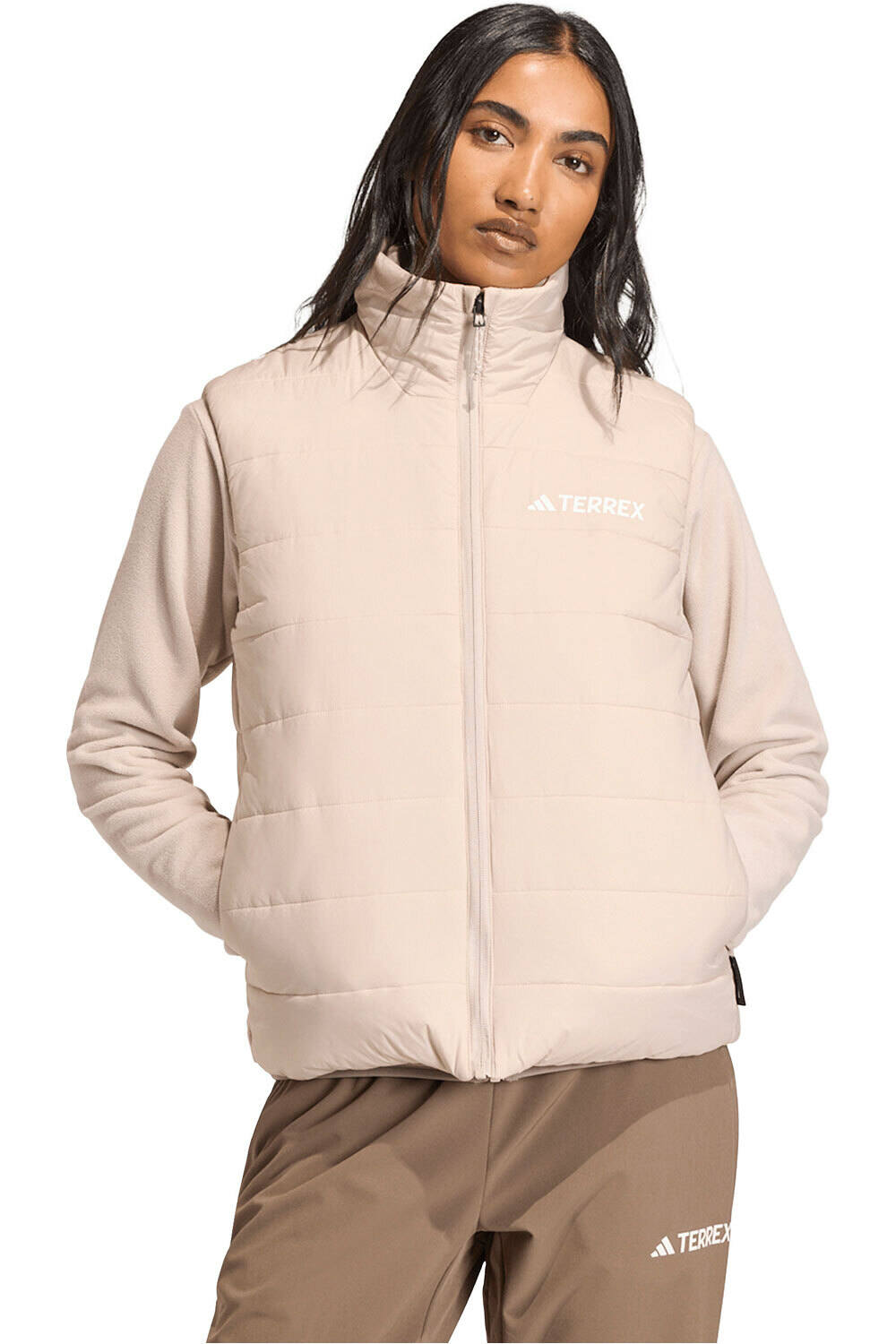adidas chaleco outdoor mujer TERREX MULTI ESSENTIALS CLIMAWARM vista frontal