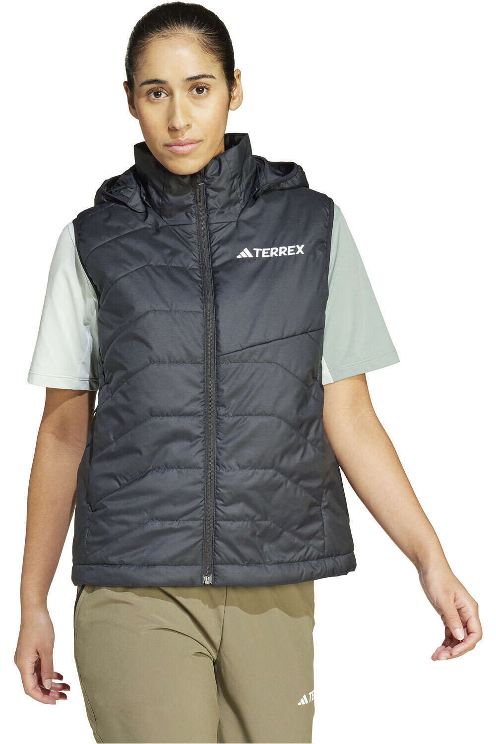 adidas chaleco outdoor mujer W MT INS HO V vista detalle