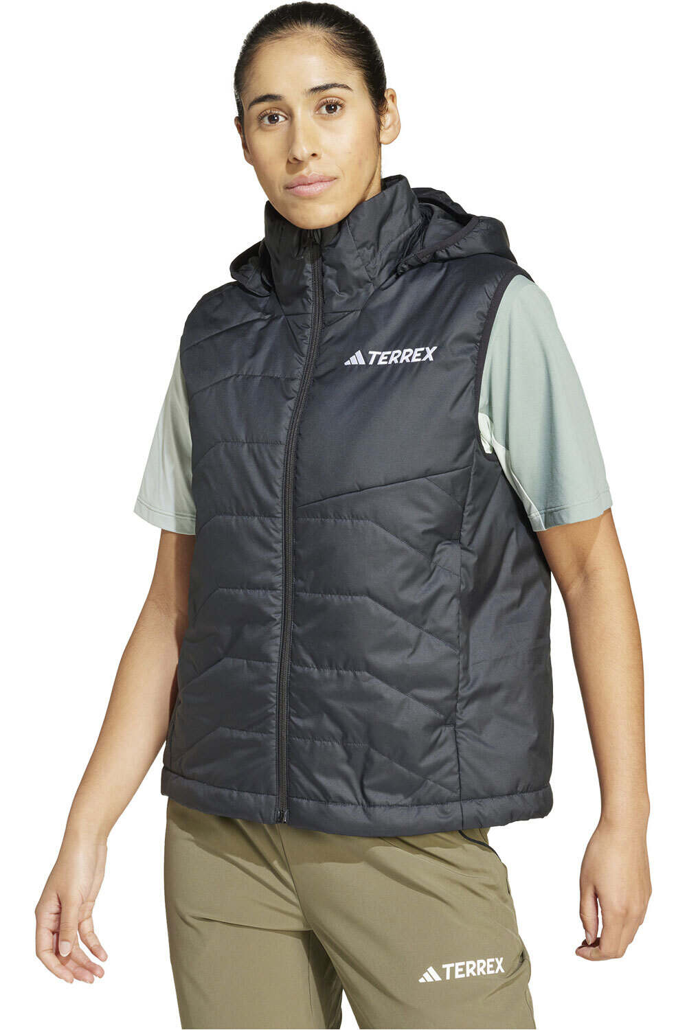 adidas chaleco outdoor mujer W MT INS HO V vista frontal