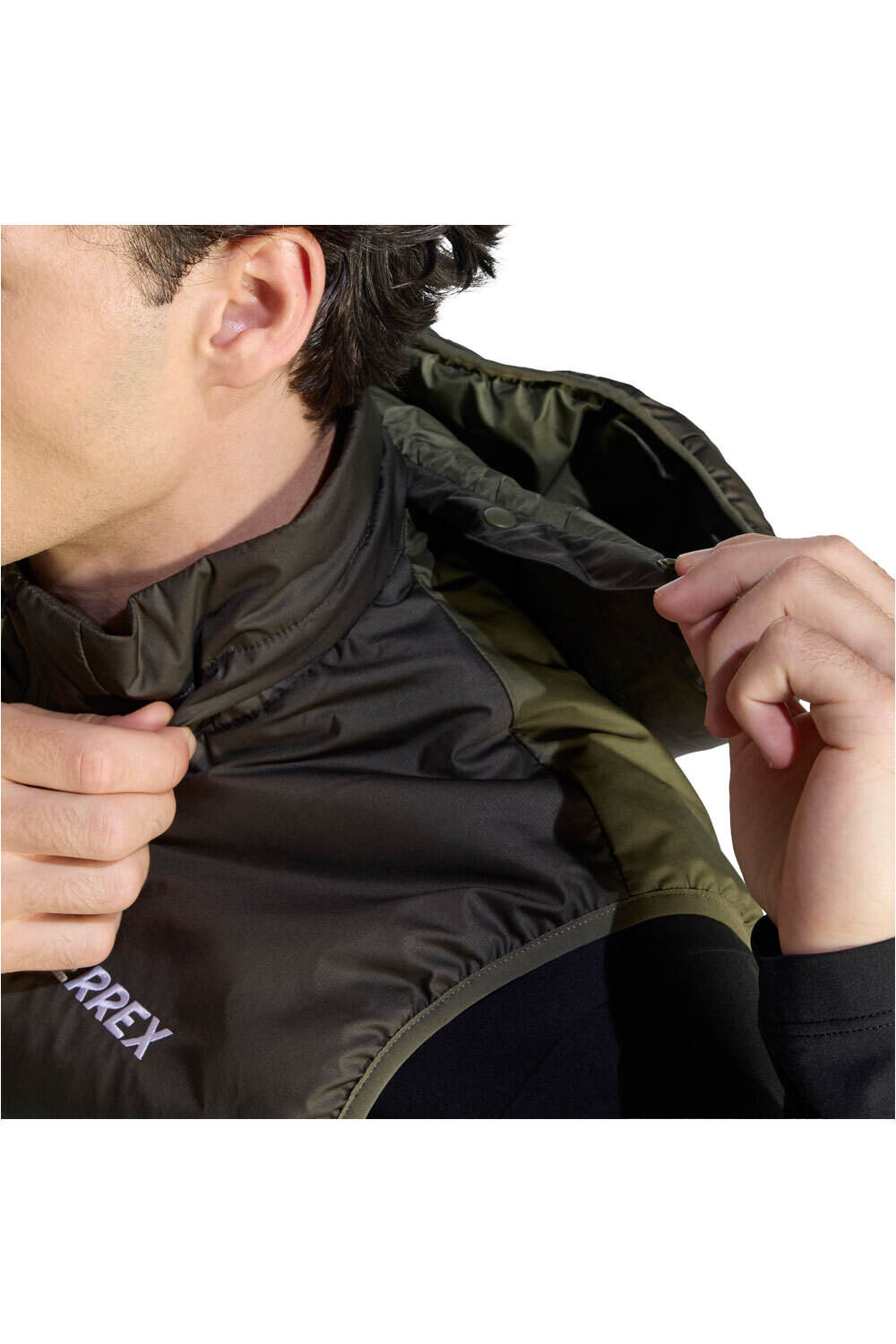 adidas chaleco polar hombre TERREX MULTI CLIMAWARM INSULATED vista detalle