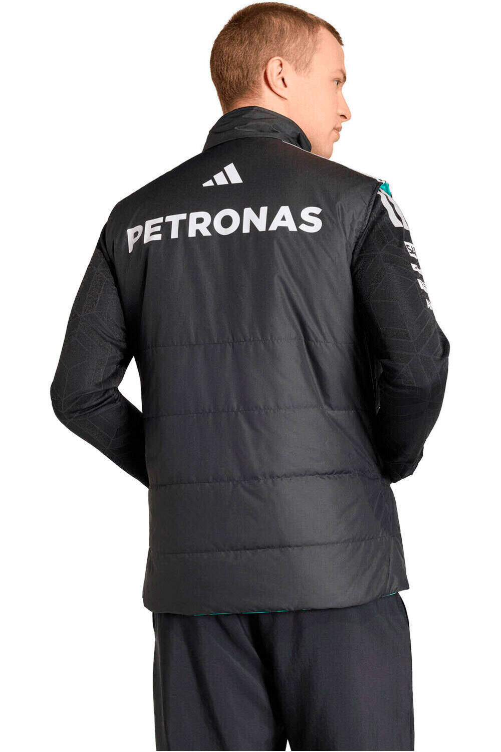 adidas chalecos hombre MERCEDES-AMG PETRONAS F1 MECHANICS vista trasera