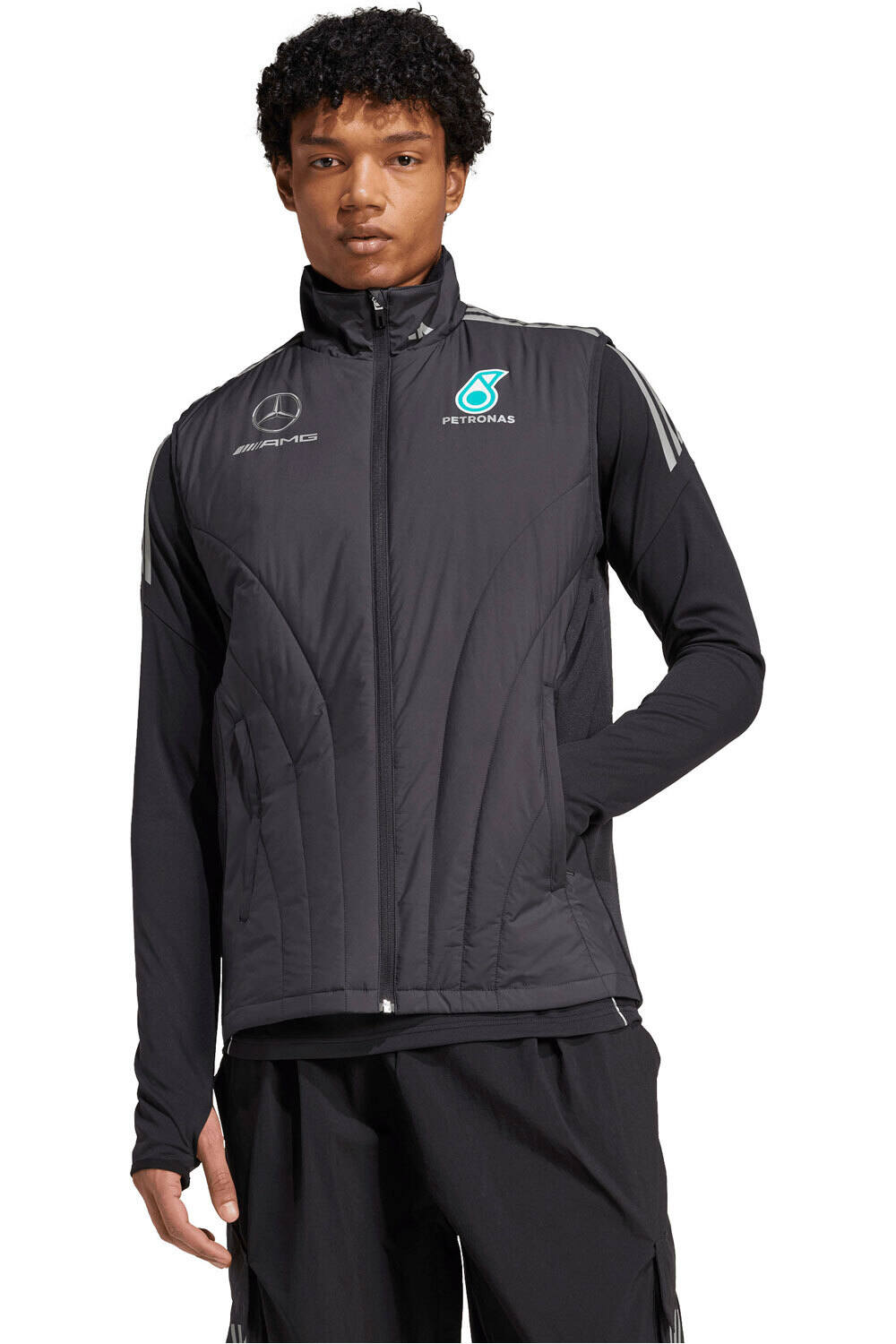adidas chalecos hombre MERCEDES F1 MECHANICS vista frontal