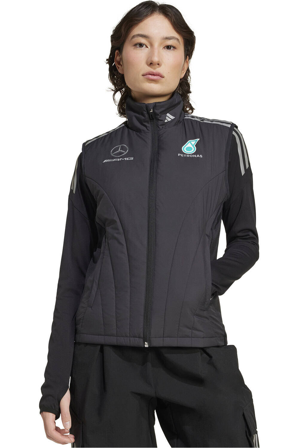 adidas chalecos mujer MERCEDES F1 TEAM MECHANICS vista frontal