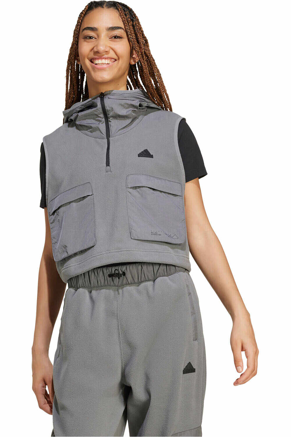 adidas chalecos mujer W CE VEST vista frontal