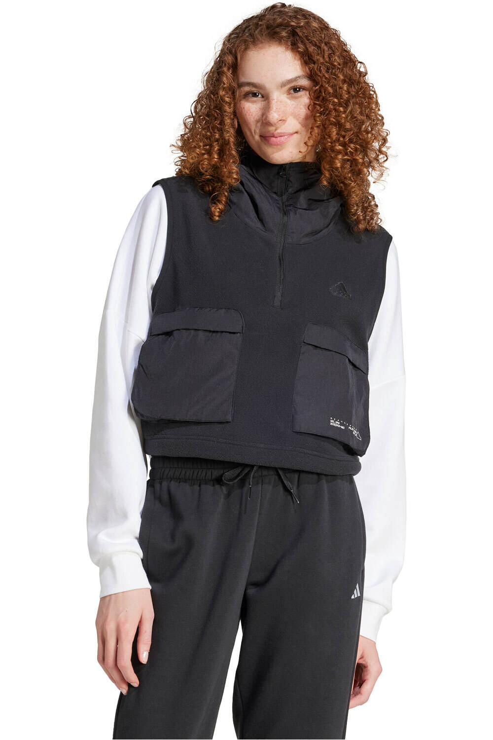 adidas chalecos mujer W CE VEST vista frontal