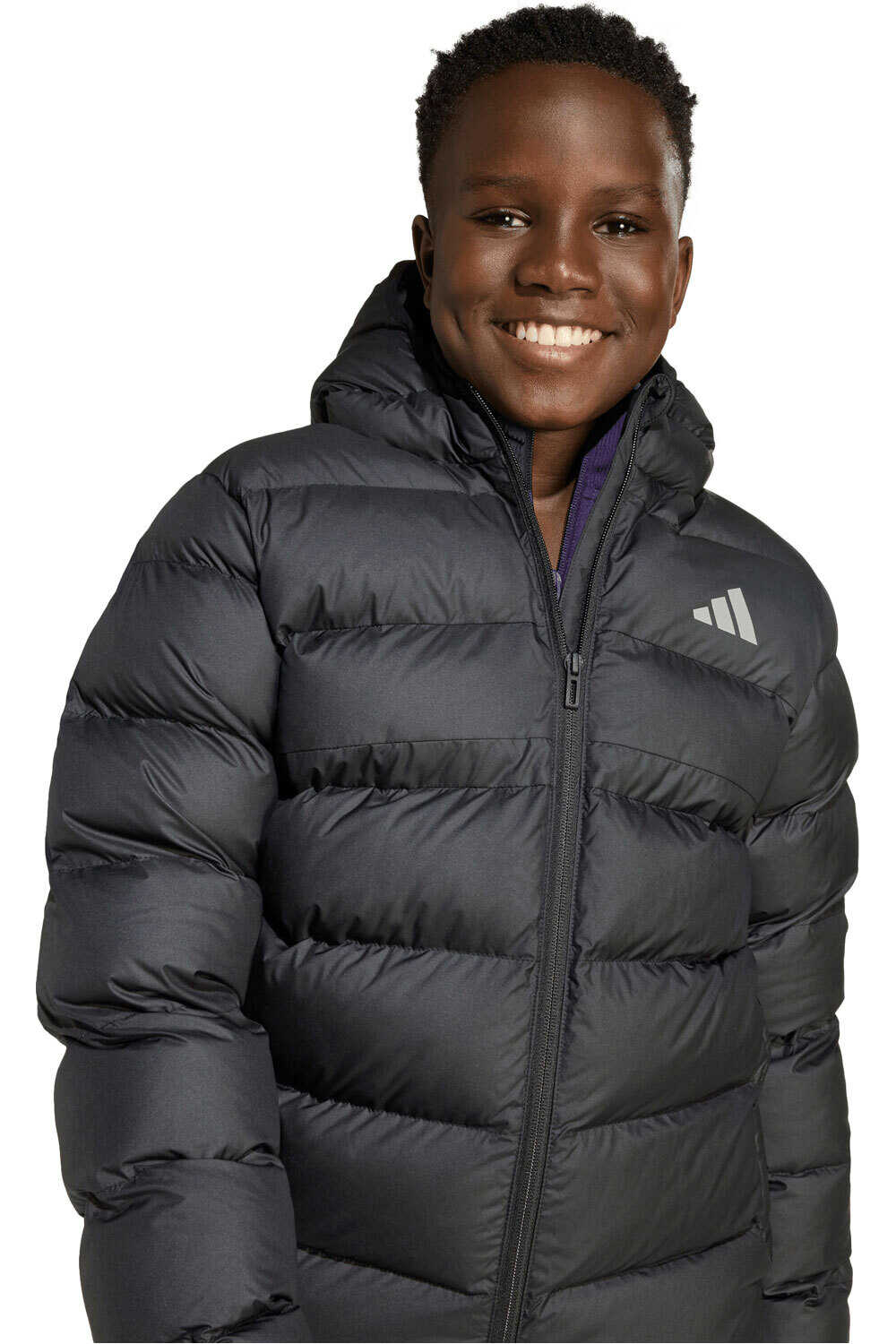 adidas chamarra niño CLIMAWARM vista detalle