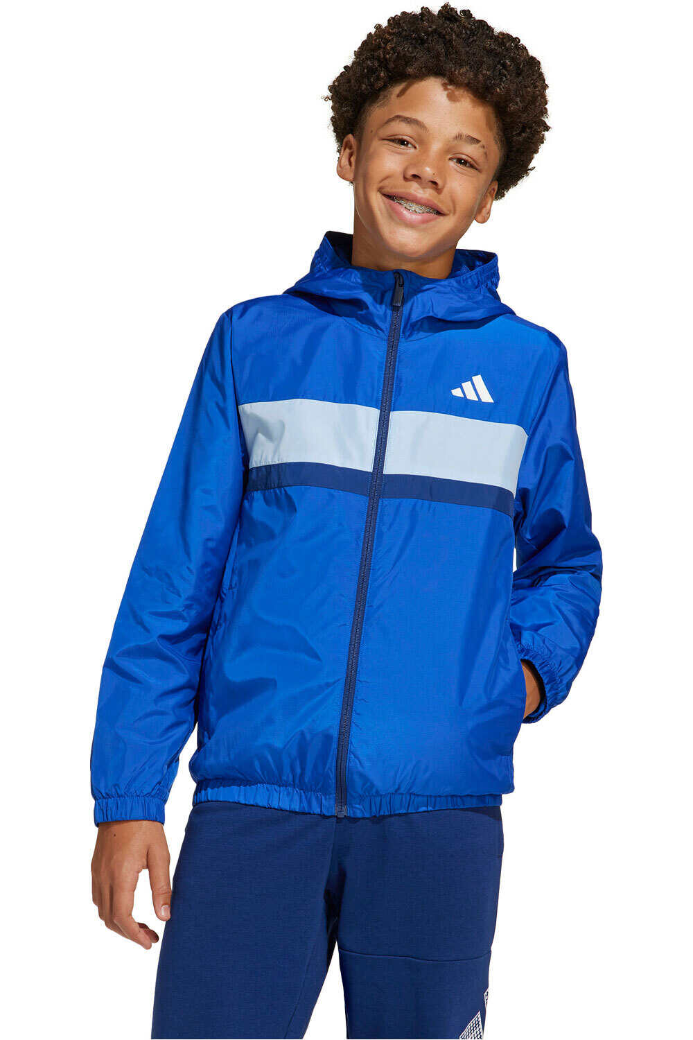 adidas chamarra niño J TIBERIO WB vista frontal