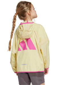 adidas chamarra niño Lightweight Windbreaker Kids vista trasera