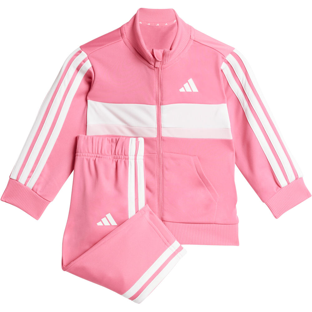 adidas chándal bebé Chndal Seasonal Ess Tiberio Tricot 3S vista frontal