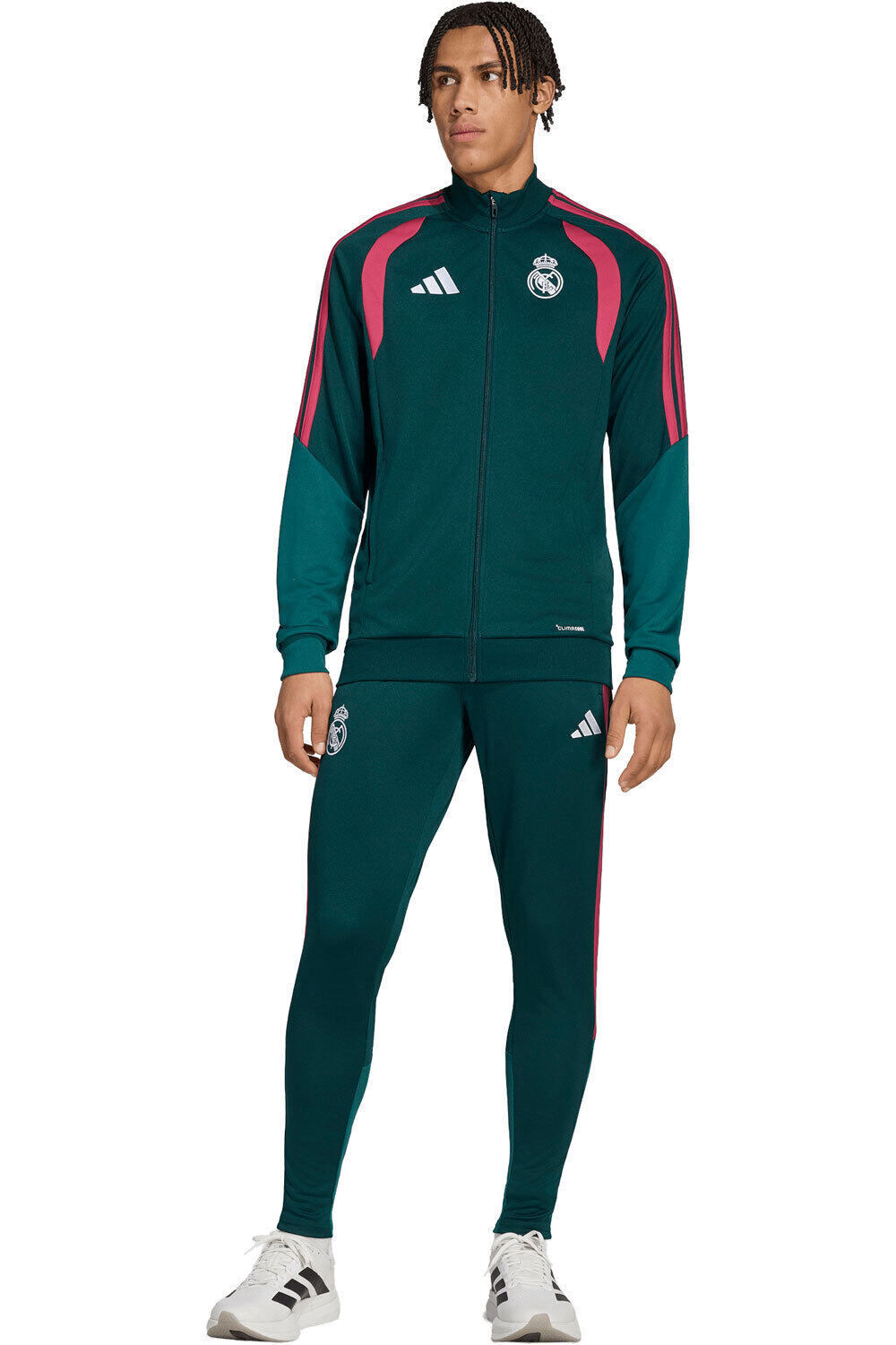 adidas chandal fútbol de equipos oficiales R.MADRID 27 TK SUIT vista frontal