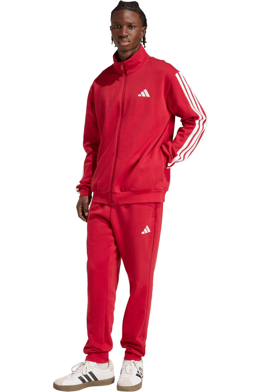 adidas chándal hombre CHNDAL 3-STRIPES FLEECE vista frontal