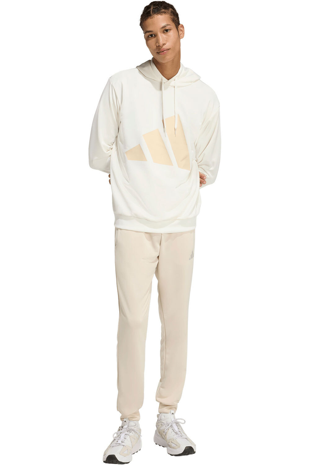 adidas chándal hombre CHNDAL BIG LOGO HOODED vista frontal