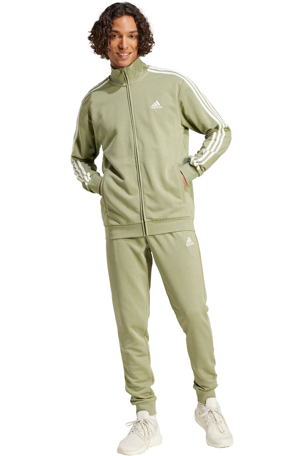 adidas chándal hombre M 3S FT TT TS vista frontal