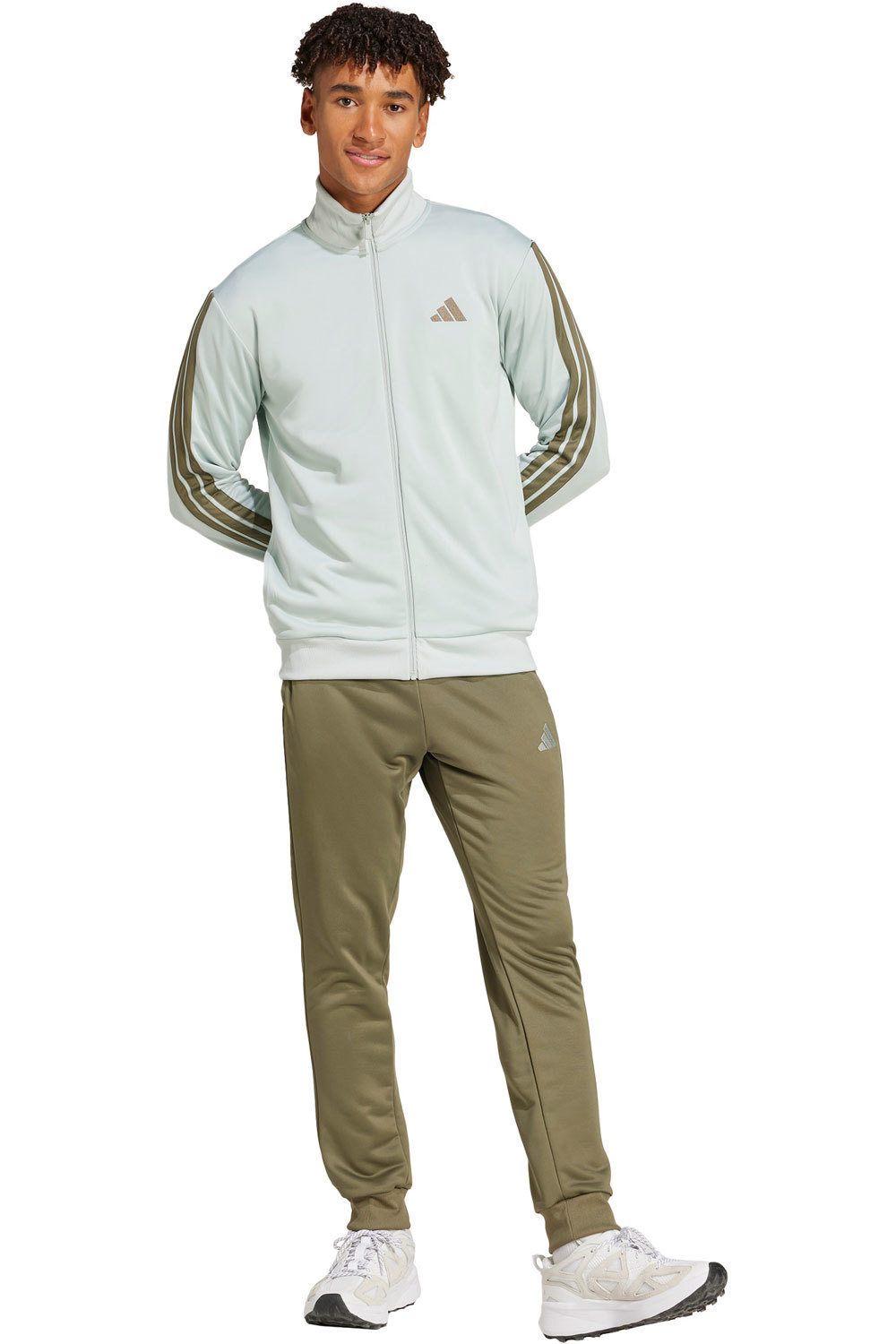 adidas chándal hombre M 3S FT TT TS vista frontal