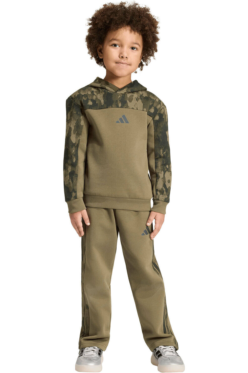 adidas chándal junior CHNDAL capucha Seasonal Essentials vista frontal