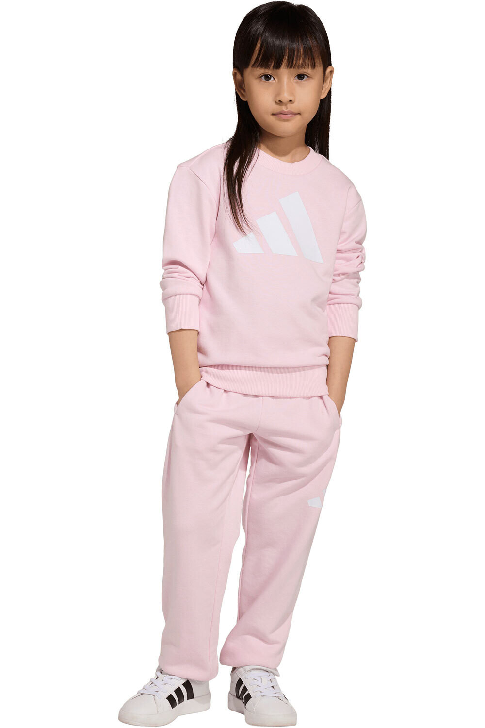 adidas chándal junior Conjunto sudadera y pantaln Essentia vista frontal