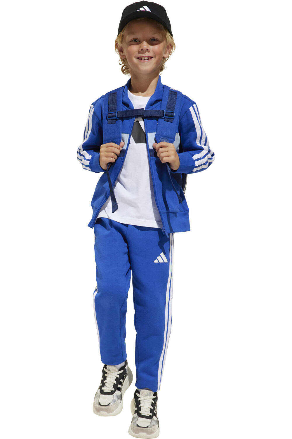 adidas chándal junior LK 3S TIB FL TS vista detalle