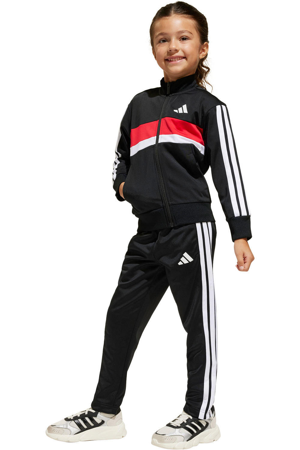 adidas chándal junior LK 3S TIB TS vista frontal